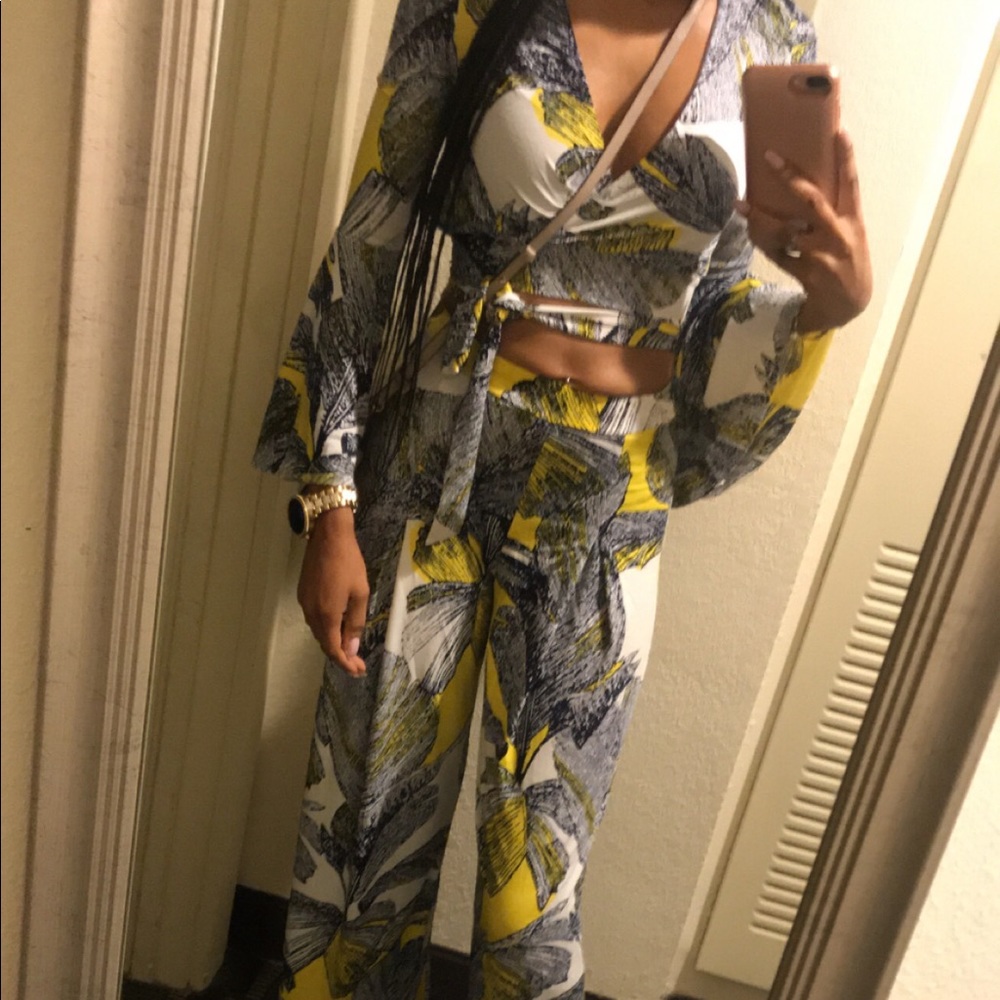 Two Piece Floral Set